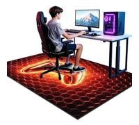 Voxirum Tapis de Sol de Jeu de Ligne Tapis D'Esport 3D 140x150cm