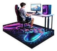 Voxirum Tapis de Sol de Jeu de Ligne Tapis D'Esport 3D 70x130cm