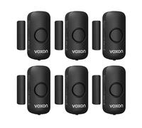 VOXON Alarme Porte et Fenêtre, Alarme de Maison Facile à Installer,Magnetic Window Door Burglar Alarm with 100dB Loud for Kids Safety Home Shop Security（6 unités）