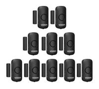 VOXON Alarme Porte et Fenêtre, Alarme de Maison Facile à Installer,Magnetic Window Door Burglar Alarm with 100dB Loud for Kids Safety Home Shop Security（10 unités）
