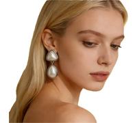 VoxorAI Boucles d'oreilles à perle goutte de larmes en français, boucles d'oreilles à piquant, boucles d'oreilles pour toutes les saisons