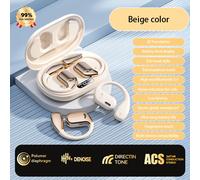 VoxorAI Voxis AI M75 Casque de traduction en temps réel dans 150 langues - Beige