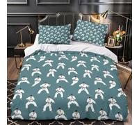 VOXYTMLWG Karate Practitioner Ensemble De Literie 3D Imprimé Microfibre 3 Pièces 2xTaies Super Douce Dynamic Mial s Parure de Lit Léger Hypoallergique for Adulte Enfants Filles King（220x240cm）