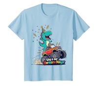 Voy A Ser Hermano Mayor Monster Truck Dinosaure Cool pour Enfant T-Shirt
