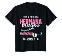 Voy A Ser Una Hermana Mayor 2027, Big Sister Espagnol 2027 T-Shirt
