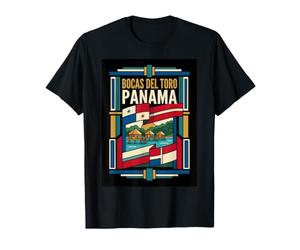 Voyage à Bocas Del Toro sur l'île au Drapeau du Panama T-Shirt