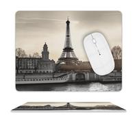 Voyage À Paris Tapis De Souris Douce Tapis Souris Durable Mouse Pad pour Gamer Pc Travail 25X30Cm