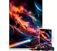 Voyage à Travers Le Cosmos Puzzle de 1000 pièces pour Adultes Puzzle Stimulant la réflexion et la Pleine Conscience Évasion Ajustement Ferme Cadeau de Noël idéal (50x75cm)