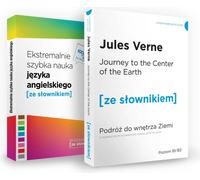 Voyage au centre de la terre / Apprentissage extrêmement rapide de l'anglais - Ouvrage collectif (Fremdsprachen Englisch auf Polnisch)