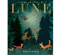 Voyage au clair de lune - Britta Teckentrup - Hatier Jeunesse - cartonné - Album jeunesse dès 3 ans