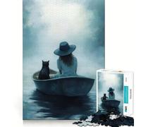 Voyage au cœur du mystère Puzzles 1000 pièces Jeu Amusant et sans bavures Pièces nettes et découpées Jeu Portable et idéal pour Les Voyages (50x75cm)