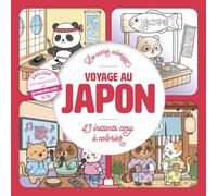 Voyage au Japon - Les carrés coloriage: 43 instants cosy à colorier