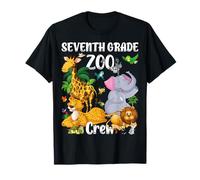 Voyage au zoo de 7e année amusant Zoo pour élèves et enseignants de septième année T-Shirt