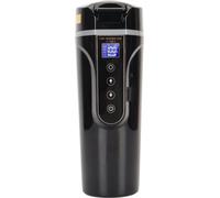 Voyage Bouilloire électrique 500 ml Température de l'eau noire Affichage 96W 12 V 24 V Chauffage voiture f��r Thé Café