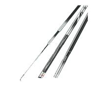 Voyage Canne à pêche Ultra-légère et Ultra-Dure 5H28 Canne réglable Carpe Grande en Carbone Main Kits de démarrage(4.5m)