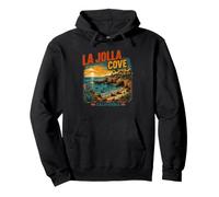 Voyage côtier Vintage à San Diego en Californie à La Jolla Cove Sweat à Capuche