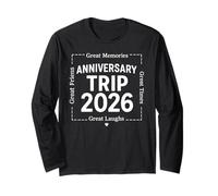 Voyage d'anniversaire 2026 Couple Voyage Mari et Femme Romantique Manche Longue