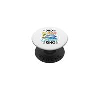Voyage d'anniversaire pour Papa de l'anniversaire du Roi Dauphin PopSockets PopGrip Adhésif