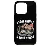 Voyage d'aventure en camping sauvage, je remorque des choses et je sais des choses Coque pour iPhone 13 Pro
