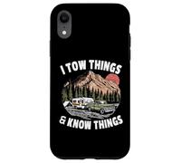 Voyage d'aventure en camping sauvage, je remorque des choses et je sais des choses Coque pour iPhone XR