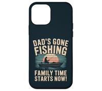 Voyage de pêche pour papa - Aventure en bateau pour papa, pêche en famille Coque pour iPhone 12 mini