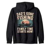 Voyage de pêche pour papa - Aventure en bateau pour papa, pêche en famille Sweat à Capuche