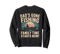 Voyage de pêche pour papa - Aventure en bateau pour papa, pêche en famille Sweatshirt