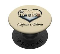 Voyage de Vacances pour Filles Rhode Island PopSockets PopGrip Adhésif