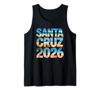 Voyage de Vacances rétro pour Surfer à Santa Cruz 2026, Toutes Filles et sœurs Débardeur