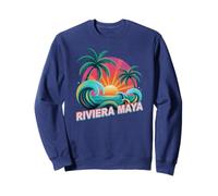 Voyage de Vacances Riviera Maya pour Enfants Assorti à Toutes Les Filles Sweatshirt