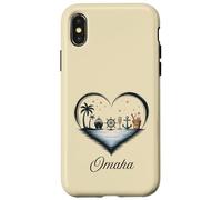 Voyage de Vacances Vacances Voyage Omaha pour Filles Coque pour iPhone X/XS