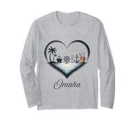 Voyage de Vacances Vacances Voyage Omaha pour Filles Manche Longue