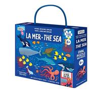Voyage, découvre, explore - La mer + puzzle 1000 pieces, édition bilingue français-anglais - Giulia Pesavento - Sassi - Boîte ou accessoire - Jeux livres objets