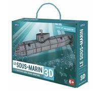 Voyage, découvre, explore. Le sous-marin 3D - nouvelle Edition 2026 - Valentina Manuzzato - Sassi - Boîte ou accessoire - Jeux livres objets