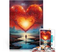 Voyage du cœur Puzzle pour Adultes 1000 pièces Jouets éducatifs et d'apprentissage Jeux familiaux Une œuvre d'art 38x26cm