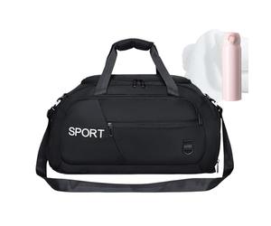 Voyage du sac de gym | Sports imperméables Duffle de grande capacité L'entraînement à main léger sac à main masculin multiples compartiments en plein air en plein air, camping, voyage le week-end, éco