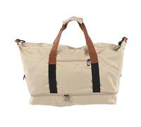 Voyage Duffel Sac à Sec Humide séparés à Grande capacité Weekender Airplane Voyage Sac de Gym pour Les Hommes (Khaki)