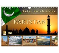 Voyage en Asie - Pakistan, Version française (Calendrier mural 2026 DIN A4 portrait), Calendrier CALVENDO mensuel
