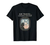 Voyage en Avion : Cathartic for Soul Wanderlust Flight nouveauté T-Shirt