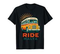 Voyage en Bus de Malte Vintage - Aventure sur l'île rétro T-Shirt