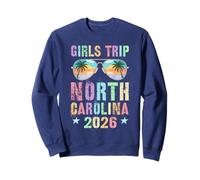 Voyage en Caroline du Nord 2026 pour Filles, Vacances, Natation, Vacances Sweatshirt