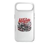 Voyage en drakkar Viking au Poste de traite de Leifs Coque pour iPhone Air