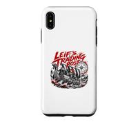 Voyage en drakkar Viking au Poste de traite de Leifs Coque pour iPhone XS Max