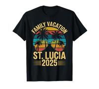Voyage en Famille 2025 à Sainte-Lucie pour Amis Croisière Vacances Assorti T-Shirt