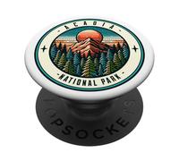 Voyage en famille dans les montagnes du Maine dans le parc national de l'Acadie PopSockets PopGrip Adhésif