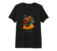 Voyage en Occident Classic Chinese Myth Adventure Design T-Shirt Haut de Gamme