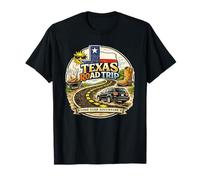 Voyage en Voiture au Texas | Lone Star State Adventure & BBQ Travel T-Shirt