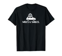 Voyage en Voiture avec Funny Miles & Smiles T-Shirt Graphique avec Valeur