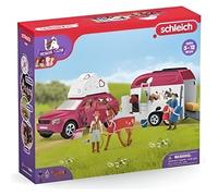 Schleich 42535 Grand Voyage équestre en Voiture + remorque (Horse Club) Multicolore