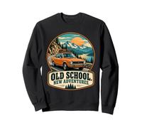 Voyage en Voiture Classique Old School New Adventures Sweatshirt